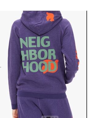 Freecity NWT $265 Circa 99 Neighborhood Fluff hoodie small